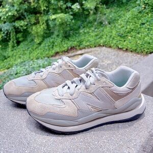 New Balance M5740GRM Moon Beam Rain Cloud Men's 6 UK 5.5 24cm Beige Cream Light